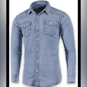 Seven Eagle Men’s Denim Button up